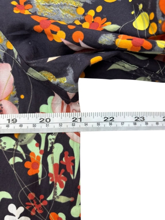 PAISLEY G RAY ΠΟΥΚΑΜΙΣΟ FLORAL ΜΑΥΡΟ ΓΥΝΑΙΚΕΙΟ PRE OWNED M