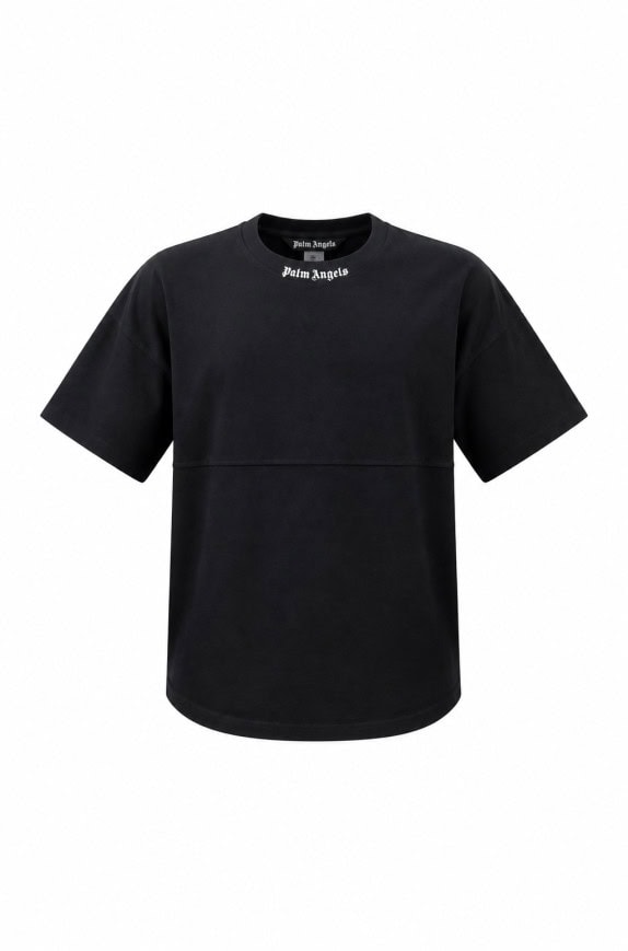 PALM ANGELS GRAPHIC TEE BLACK MEN PRE OWNED L