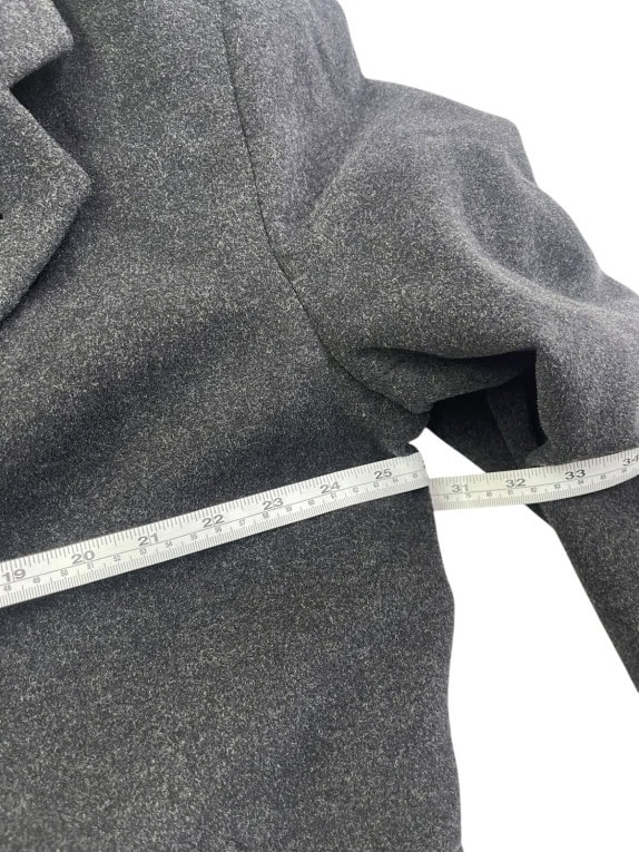 CAPPOTTO CLASSICO GRIGIO SCURO UOMO PRE OWNED