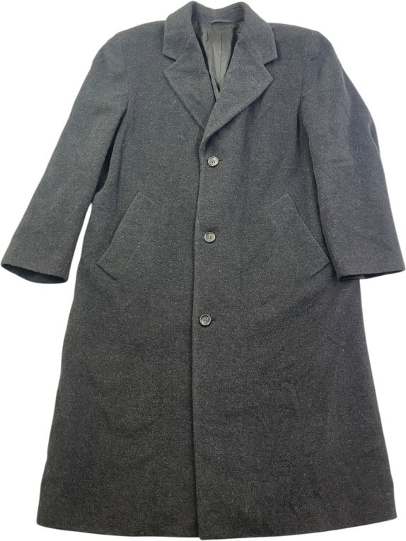 CAPPOTTO CLASSICO GRIGIO SCURO UOMO PRE OWNED