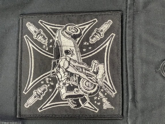 2003 DARK DEVIL ΜΠΟΥΦΑΝ WASHED ΜΑΥΡΟ ΑΝΤΡΙΚΟ PRE OWNED L