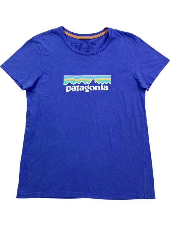 PATAGONIA T SHIRT GRAPHIC ΜΠΛΕ ΓΥΝΑΙΚΕΙΟ PRE OWNED M