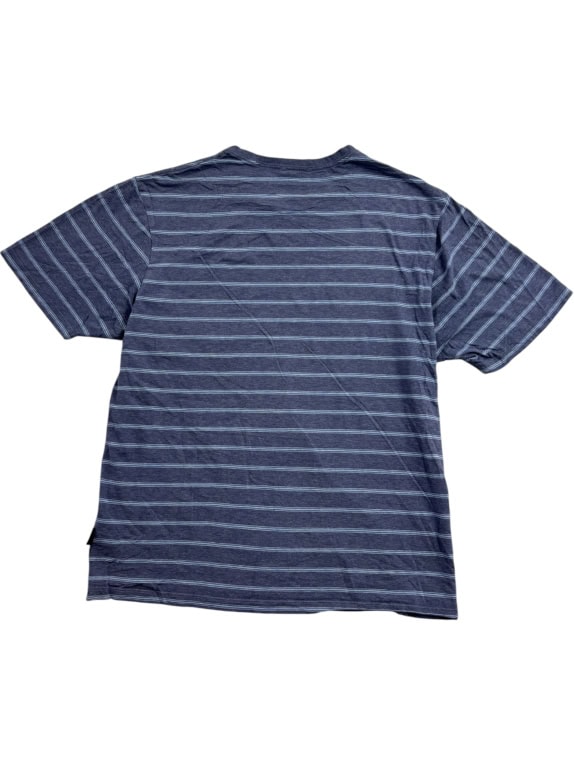 PATAGONIA T-shirt Ριγέ με Τσέπη Μπλε Unisex M