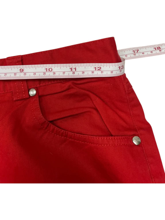PAUL & SHARK Women's Red Stretch Chino Trousers