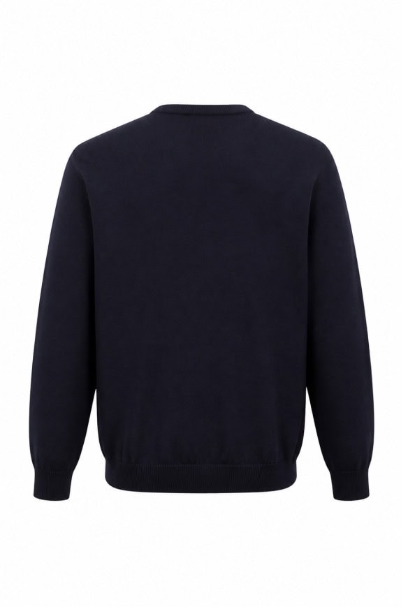 IL GRANCHO VINTAGE ΠΟΥΛΟΒΕΡ V NECK MINIMAL ΜΑΥΡΟ ΑΝΤΡΙΚΟ PRE OWNED L