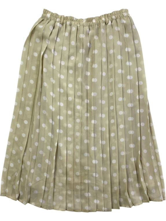 PENNYBLACK SKIRT VINTAGE POLKA DOT BEIGE WOMEN'S L