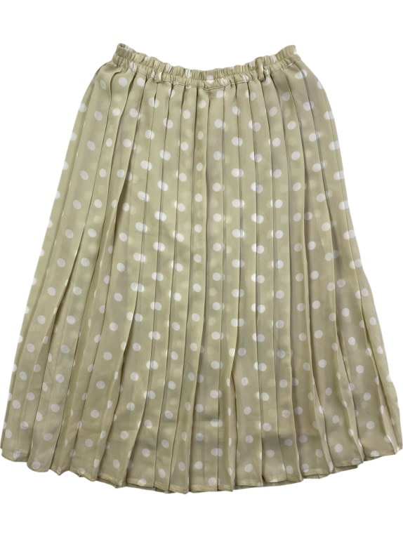 PENNYBLACK SKIRT VINTAGE POLKA DOT BEIGE WOMEN'S L