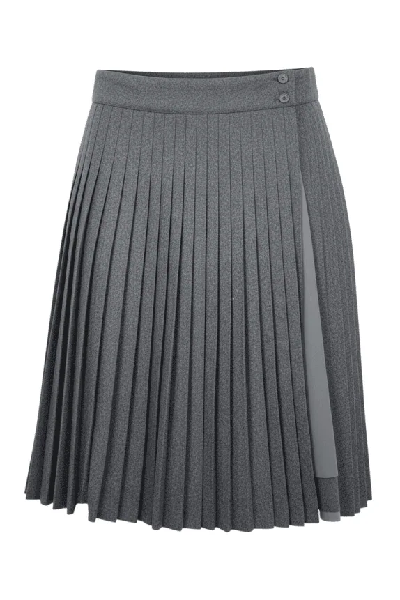 Pennyblack Grey Pleated Midi Skirt Women’s Size M