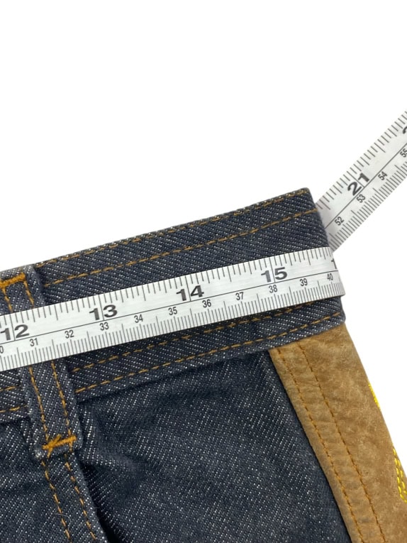 PENNYBLACK JEANS ΦΟΥΣΤΑ 90s DENIM ME EMBROIDERED DETAILS ΜΠΛΕ ΓΥΝΑΙΚΕΙΑ M