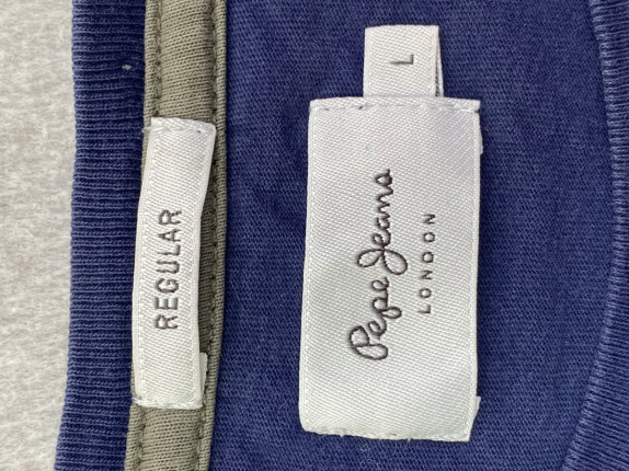PEPE JEANS GRAPHIC TEE MINIMAL NAVY ΑΝΤΡΙΚΟ PRE OWNED L