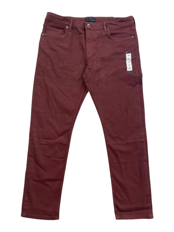 Pepe Jeans Pants Casual No Visible Logo Burgundy Men’s XL