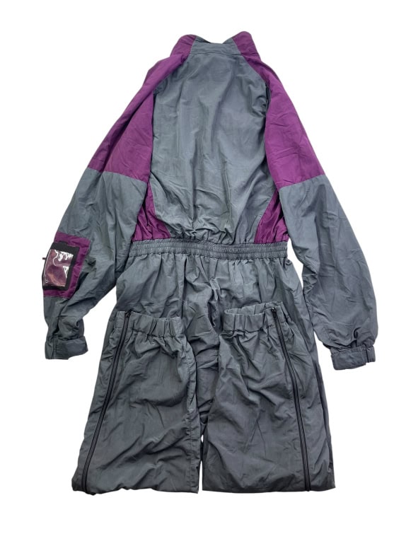 Perche Flightwear Ολόσωμη Φόρμα Vintage Logo Γκρι-Μωβ Unisex XL