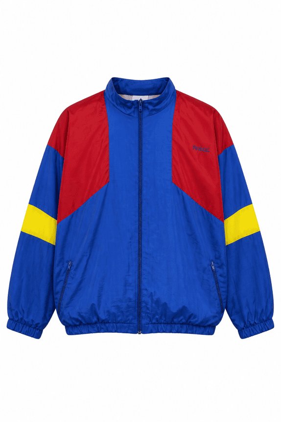 1980s PEUGEOT TRACK JACKET RETRO MULTICOLOR ΑΝΤΡΙΚΟ PRE OWNED L