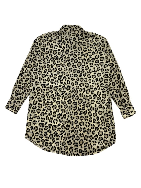 PIAZZA ITALIA Camicia animalier leopardata beige/nero da donna M