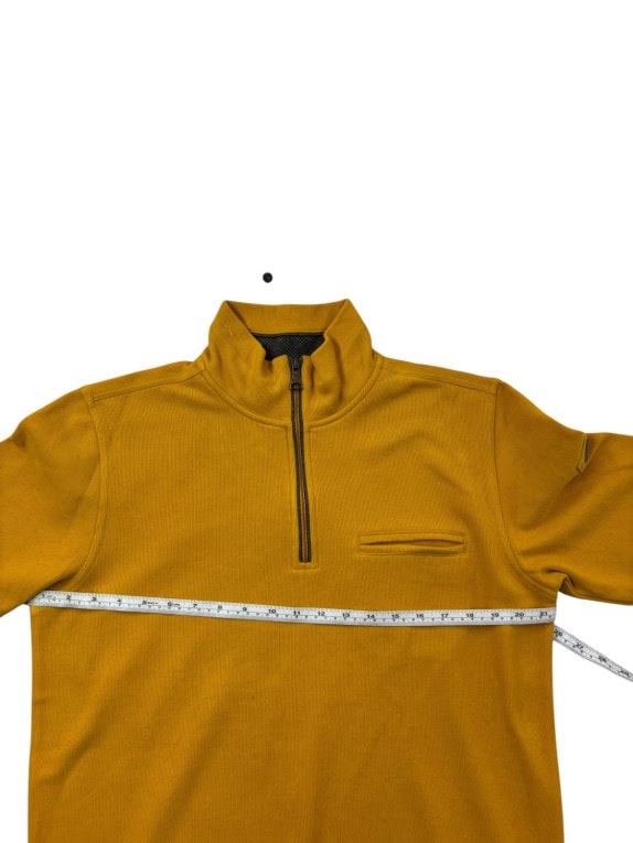 PIERRE CARDIN ΦΟΥΤΕΡ HALF ZIP MINIMAL ΜΟΥΣΤΑΡΔΙ ΑΝΤΡΙΚΟ PRE OWNED M