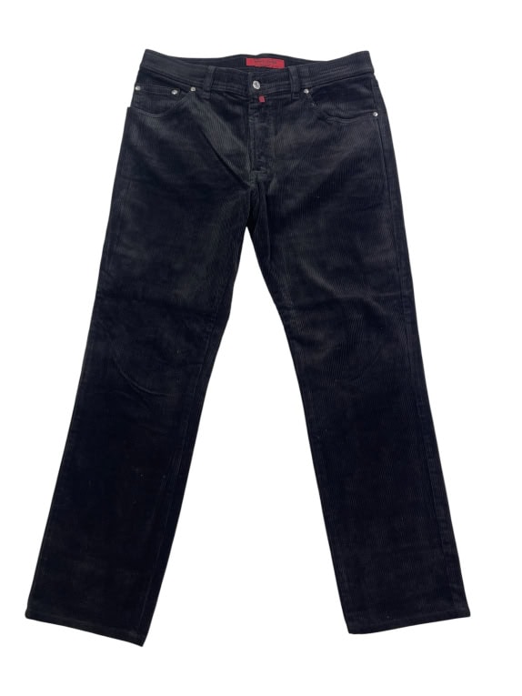 Pierre Cardin Jeans Παντελόνι Corduroy Vintage Μαύρο Ανδρικό XL