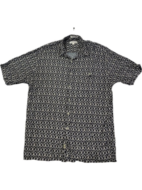 PIERRE CARDIN ΚΟΝΤΟΜΑΝΙΚΟ ΠΟΥΚΑΜΙΣΟ RETRO ΜΑΥΡΟ ΑΝΤΡΙΚΟ PRE OWNED M