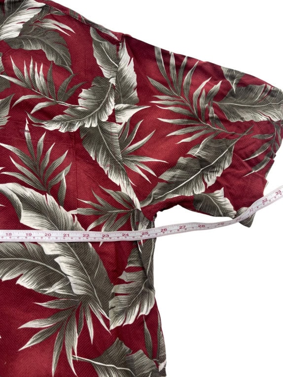 PIERRE CARDIN ΚΟΝΤΟΜΑΝΙΚΟ ΠΟΥΚΑΜΙΣΟ TROPICAL ΜΠΟΡΝΤΟ ΑΝΤΡΙΚΟ PRE OWNED XL