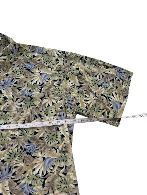 PIERRE CARDIN ΚΟΝΤΟΜΑΝΙΚΟ ΠΟΥΚΑΜΙΣΟ VINTAGE FLORAL ΜΠΕΖ ΑΝΤΡΙΚΟ PRE OWNED M