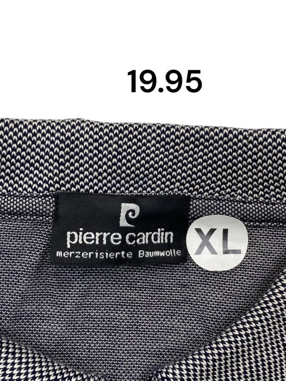 PIERRE CARDIN ΜΠΛΟΥΖΑ POLO MINIMAL ΓΚΡΙ ΑΝΤΡΙΚΟ PRE OWNED XL