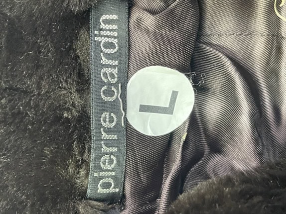 1990s PIERRE CARDIN ΠΑΛΤΟ VINTAGE ΜΑΥΡΟ ΓΥΝΑΙΚΕΙΟ PRE OWNED L