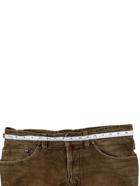 PIERRE CARDIN PANTALONI IN VELLUTO A COSTE CLASSIC MARRONE UOMO PRE OWNED M
