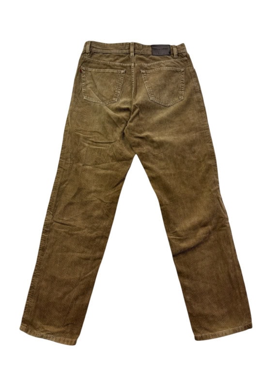 PIERRE CARDIN PANTALONI IN VELLUTO A COSTE CLASSIC MARRONE UOMO PRE OWNED M