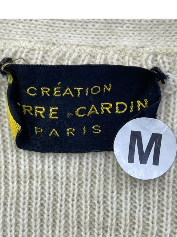 PIERRE CARDIN ΠΛΕΚΤΟ ΠΟΥΛΟΒΕΡ MINIMAL ΚΡΕΜ UNISEX PRE OWNED M