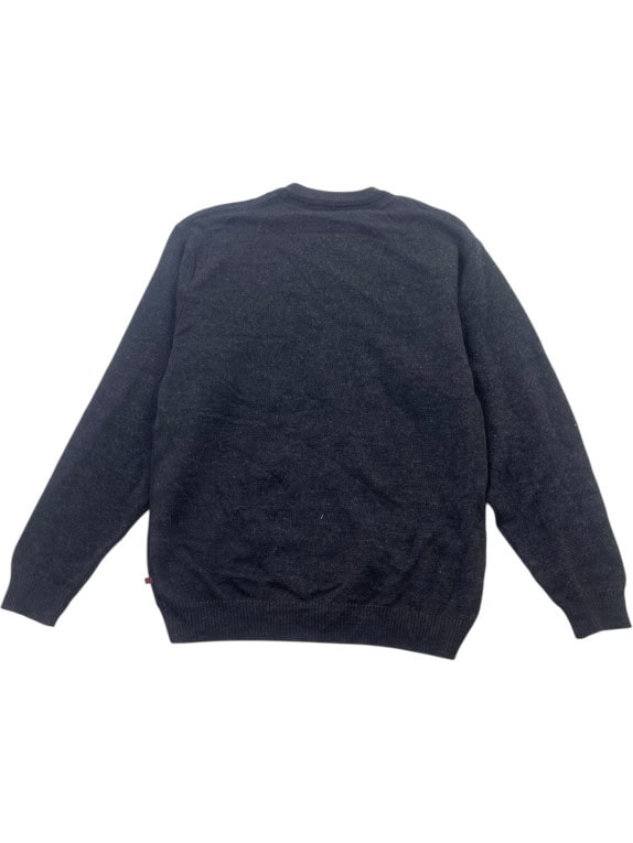 PIERRE CARDIN KNIT SWEATER RETRO CHARCOAL MENS PRE OWNED M
