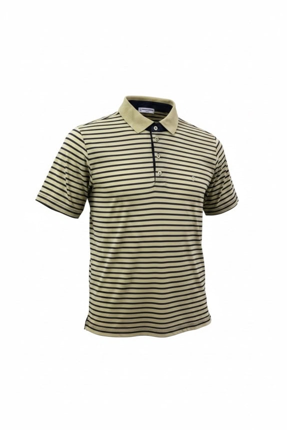 PIERRE CARDIN POLO RIGATA BEIGE UOMO PRE OWNED L