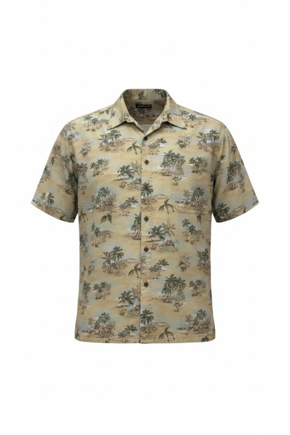 PIERRE CARDIN ΠΟΥΚΑΜΙΣΟ ALOHA BEIGE ΑΝΤΡΙΚΟ PRE OWNED L