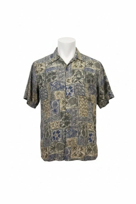 PIERRE CARDIN ΠΟΥΚΑΜΙΣΟ RETRO ΠΟΛΥΧΡΩΜΟ ΑΝΤΡΙΚΟ PRE OWNED L