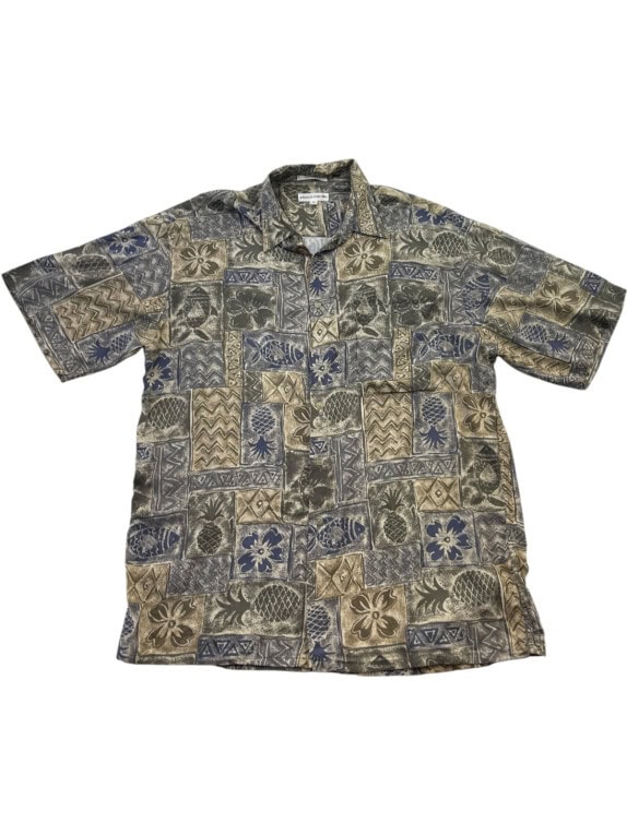 PIERRE CARDIN ΠΟΥΚΑΜΙΣΟ RETRO ΠΟΛΥΧΡΩΜΟ ΑΝΤΡΙΚΟ PRE OWNED L