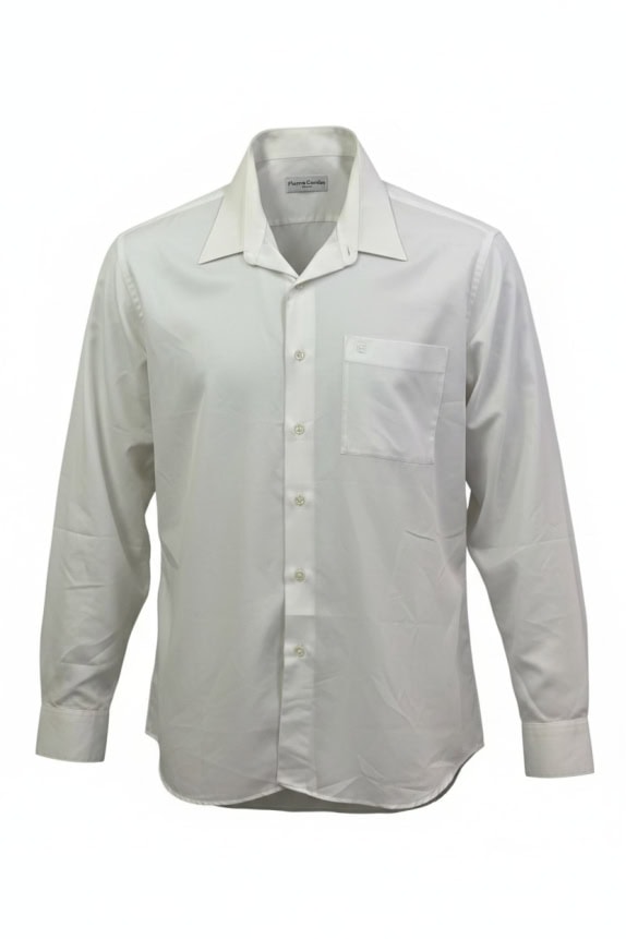 PIERRE CARDIN ΠΟΥΚΑΜΙΣΟ VINTAGE ΛΕΥΚΟ ΑΝΤΡΙΚΟ L pre-owned