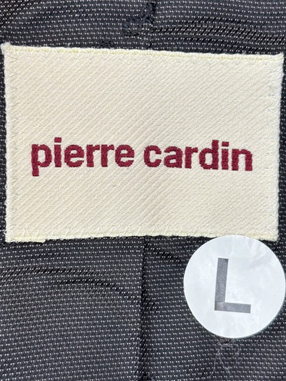 PIERRE CARDIN ΣΑΚΑΚΙ CLASSIC HOUNDSTOOTH ΜΑΥΡΟ ΛΕΥΚΟ ΑΝΤΡΙΚΟ PRE OWNED L