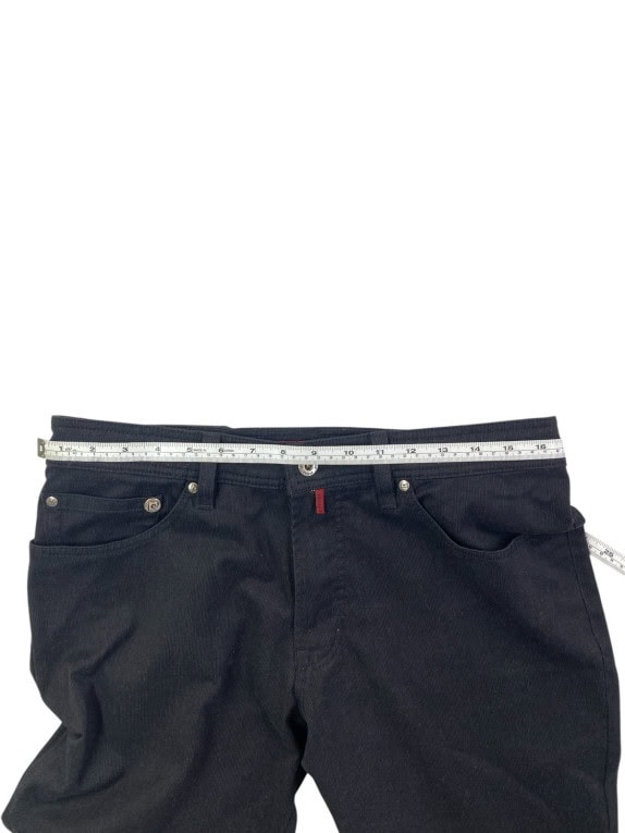 PIERRE CARDIN ΤΖΙΝ ΠΑΝΤΕΛΟΝΙ ΚΛΑΣΙΚΟ ΜΑΥΡΟ ΑΝΤΡΙΚΟ PRE OWNED L