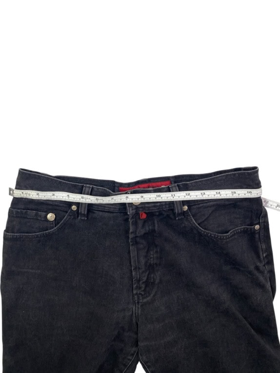 PIERRE CARDIN JEANS WASHED BLACK MEN PRE OWNED M