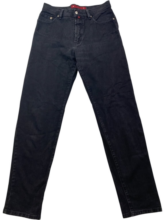 PIERRE CARDIN JEANS WASHED BLACK MEN PRE OWNED M