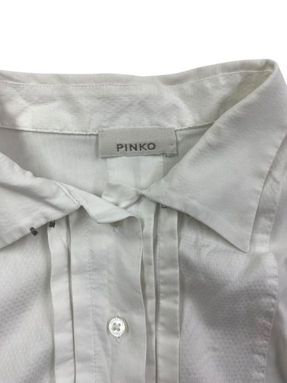 Pinko Πουκάμισο Κλασικό Minimal Λευκό Γυναικείο S
