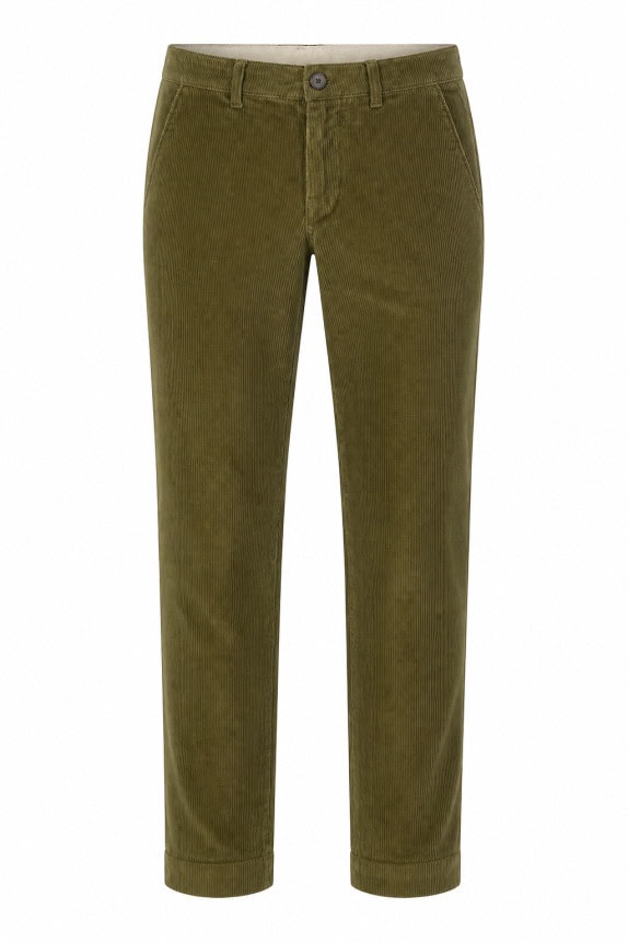 90S PIOMBO ΠΑΝΤΕΛΟΝΙ CORDUROY OLIVE ΑΝΤΡΙΚΟ PRE OWNED L