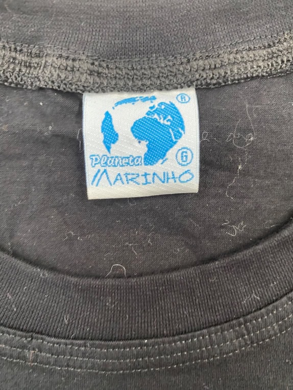 PLANETA MARINHO T-Shirt Vintage "Pirata Cabo Verde" Black Ανδρικό XL