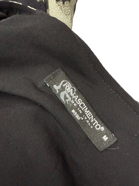 Plasmenco Φόρεμα Casual Animal Print Logo Μαύρο Γυναικείο