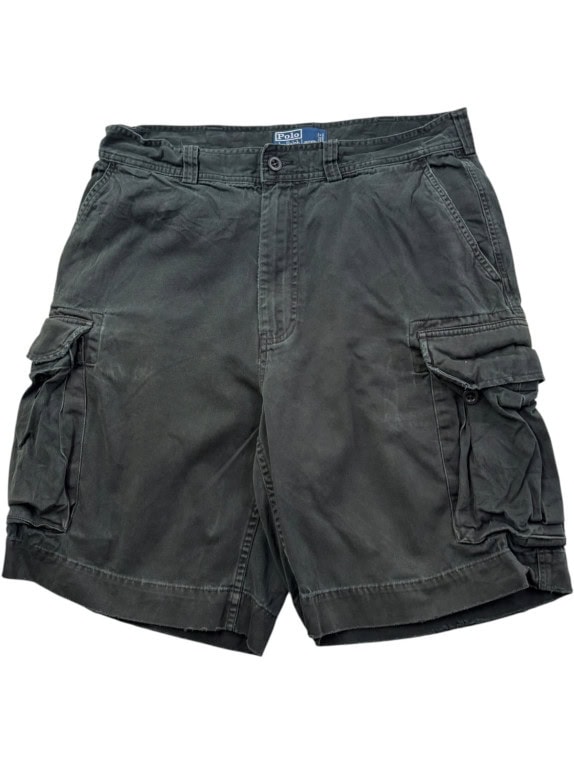 POLO BY RALPH LAUREN CARGO ΒΕΡΜΟΥΔΑ WORKWEAR ΞΕΒΑΜΜΕΝΟ ΜΑΥΡΟ ΑΝΤΡΙΚΟ PRE OWNED L