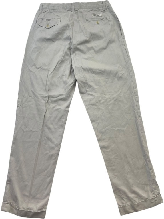 POLO BY RALPH LAUREN PANTALONI CHINO CLASSICO BEIGE UOMO PRE OWNED S