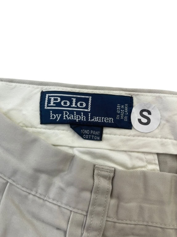 POLO BY RALPH LAUREN PANTALONI CHINO CLASSICO BEIGE UOMO PRE OWNED S