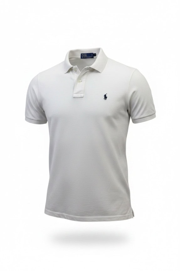 POLO BY RALPH LAUREN POLO SHIRT MINIMAL OFF WHITE UOMO PRE OWNED XL