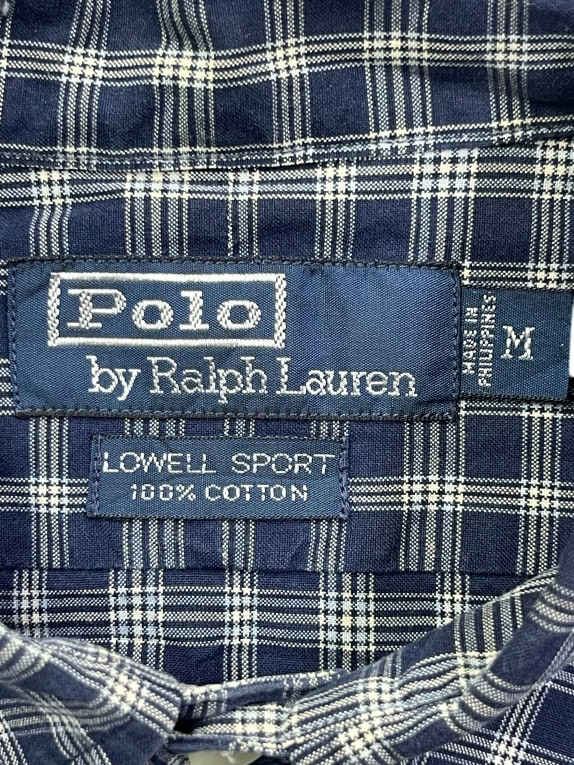 POLO BY RALPH LAUREN ΠΟΥΚΑΜΙΣΟ CHECKERED LOGO ΜΠΛΕ UNISEX M