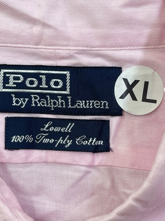POLO BY RALPH LAUREN ΠΟΥΚΑΜΙΣΟ CLASSIC ΑΝΟΙΧΤΟ ΡΟΖ ΑΝΤΡΙΚΟ PRE OWNED XL