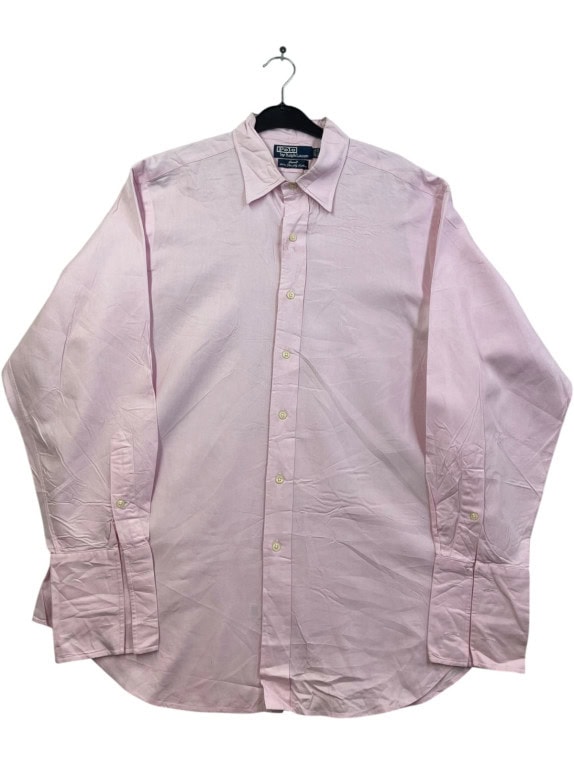 POLO BY RALPH LAUREN ΠΟΥΚΑΜΙΣΟ CLASSIC ΑΝΟΙΧΤΟ ΡΟΖ ΑΝΤΡΙΚΟ PRE OWNED XL