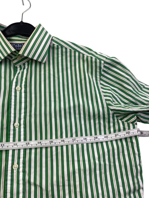 POLO BY RALPH LAUREN ΠΟΥΚΑΜΙΣΟ CLASSIC ΡΙΓΕ ΠΡΑΣΙΝΟ ΑΝΤΡΙΚΟ PRE OWNED L